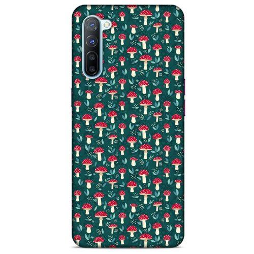 Frutix Mantar 02 Oppo Reno 3 Kılıf Desenli Silikon