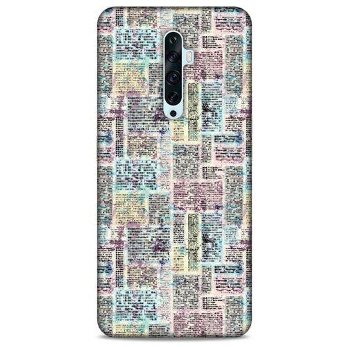 Oppo Reno 2z Kılıf Pastel Renkler (7) Telefon Kılıfı Pembe Mavi