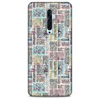 Oppo Reno 2z Kılıf Pastel Renkler (7) Telefon Kılıfı Pembe Mavi