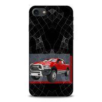 Lopard Apple Iphone 8 Uyumlu Kılıf PickUpX (7) Telefon Kılıfı Ateş Kırmızı