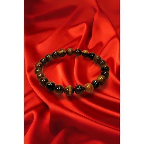 Kaplan Gözü Doğal Taş Bileklik Kutulu