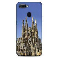 Oppo Ax7 Kılıf Dünya Mimarisi (36) Glitter Kılıf La Sagrada Familia
