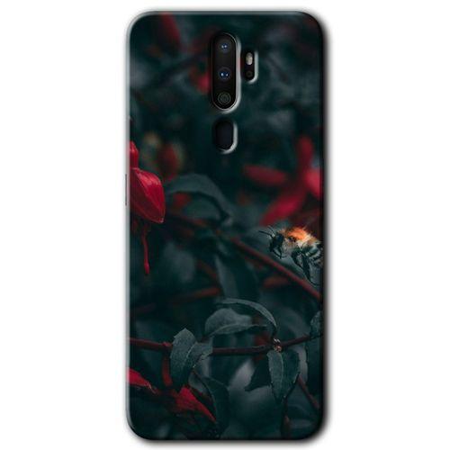 Oppo A5 2020 HD Baskılı Kılıf + 9D Tam Ekran Koruyucu - Avcı Arı