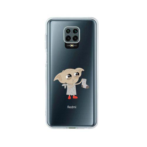 Redmi Note 9 Pro Dobby Tasarımlı Premium Şeffaf Silikon Kılıf