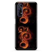 Lopard Oppo Realme 7 Uyumlu Kılıf FireX (23) Ultra Koruma Kılıfı Ateşten Simge