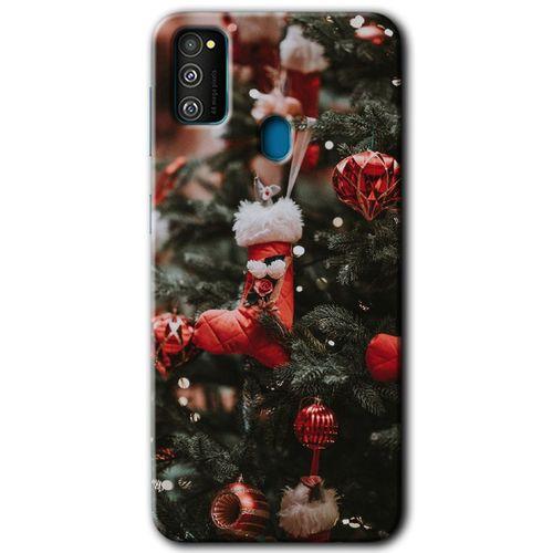 Samsung Galaxy M21 Kılıf Baskılı Kapak - Happy New Year +Tam Ekran Koruyucu