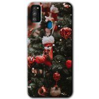 Samsung Galaxy M21 Kılıf Baskılı Kapak - Happy New Year +Tam Ekran Koruyucu