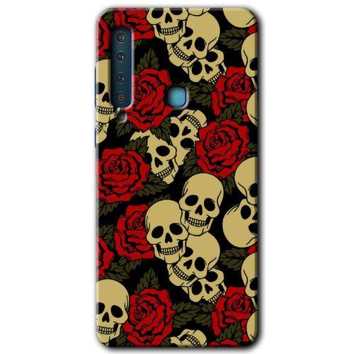 Potkal Hediye Fabrikası Samsung Galaxy A9 2018 Kılıf HD Desen Baskılı Arka Kapak - Kurukafa Aşk