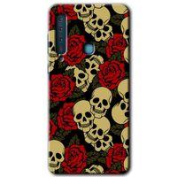 Potkal Hediye Fabrikası Samsung Galaxy A9 2018 Kılıf HD Desen Baskılı Arka Kapak - Kurukafa Aşk