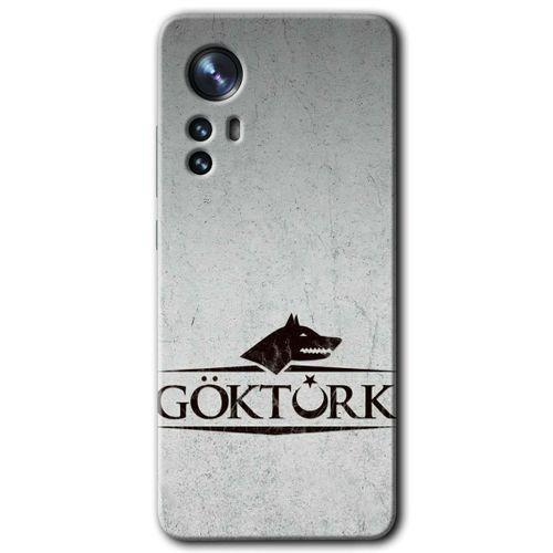 Potkal Hediye Fabrikası Xiaomi Mi 12 Kılıf HD Desen Baskılı Arka Kapak - Göktürk