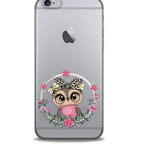 Zoologix (77) Apple Iphone 6S Şeffaf Kılıf Silikon Desenli