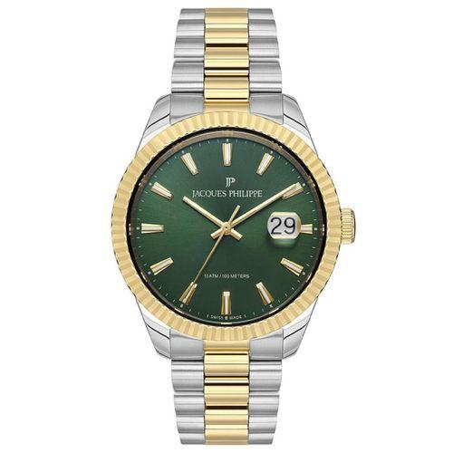Jacques Philippe JPQGS2373X8 41 mm Altın Rengi / Metalik Gri Erkek Kol Saati