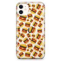Apple iPhone 11 Kılıf Hamburger Arka Kapak Koruma Desenli Full Koruyucu