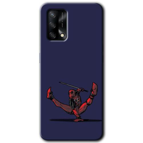 Oppo A54 Kılıf HD Desen Baskılı Arka Kapak + Temperli Cam - DeadPool 3
