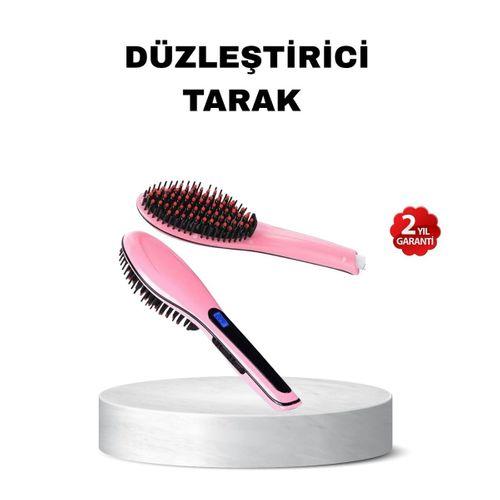 Dijital Ekranlı Seramik Saç Düzleştirici Tarak – 5 Kademeli Isı Ayarı, İyon Kontrollü