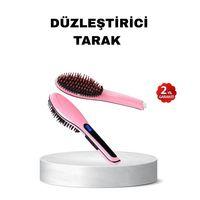 Dijital Ekranlı Seramik Saç Düzleştirici Tarak – 5 Kademeli Isı Ayarı, İyon Kontrollü