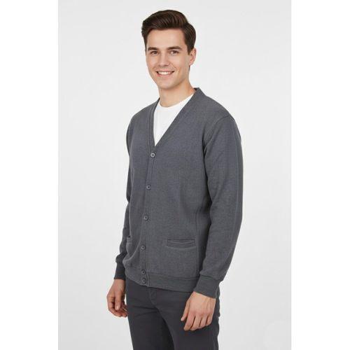 Erkek Spor Selanik Düğmeli Hırka Regular Kalıp BGL-ST04873