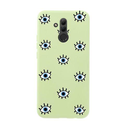 Huawei Mate 20 Lite Nazar Gözler Premium Silikonlu Telefon Kılıfı