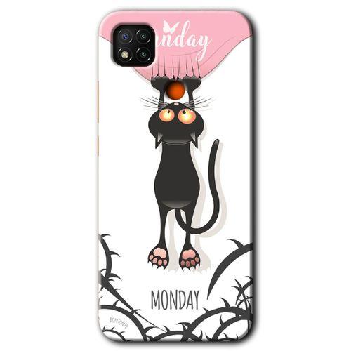 Xiaomi Redmi 9c Kılıf HD Desen Baskılı Arka Kapak - Dark Sunday