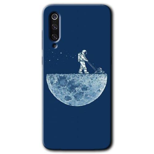 Potkal Hediye Fabrikası Xiaomi Mi 9 Kılıf HD Desen Baskılı Arka Kapak - Uzay İşçisi