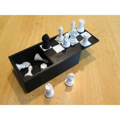Black Knight Puzzle İçin Seyahat Kutusu 3D Baskı (Bu ürün Sadece Plastik parçadır - Almadan Önce Soru Sorabilirsiniz)