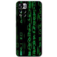 Potkal Hediye Fabrikası Xiaomi Redmi Note 11 Pro Plus 5G Kılıf HD Desen Baskılı Arka Kapak - Matrix