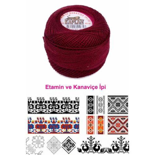 Kaplan Etamin Ve Kanaviçe İpi 8 No Kod/Renk: 902 - Royaleks