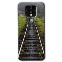 Tecno Camon 16 Kılıf HD Desen Baskılı Arka Kapak - Tren Yolu