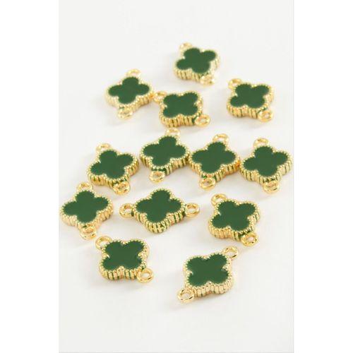 Çiçek Çift Kulplu Mineli Bileklik ve Kolye Ucu Aparatı 1 Adet