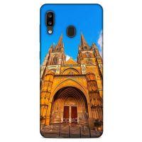 Samsung Galaxy A20 Kılıf Dünya Mimarisi (15) Antişok Kılıf Santa Maria Fransa