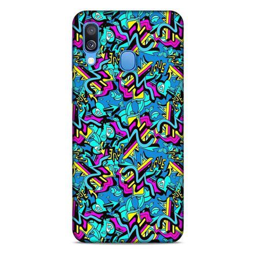 Graffitix (30) Desenli Silikon Kapak Samsung Galaxy A40 Kılıf