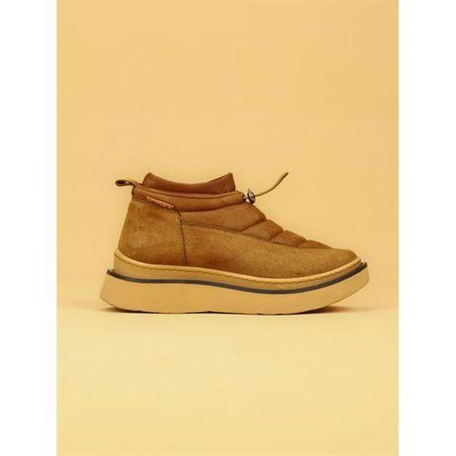 LUXOR Kadın Dolgulu Kışlık Taba Sneaker Bot