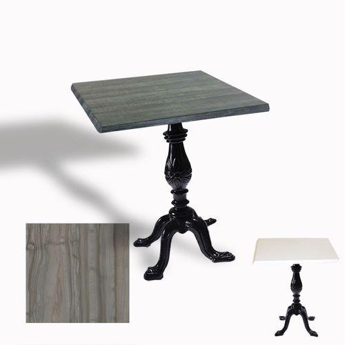 Dockers Çipa 1001 Döküm Ayak Kare Masa 60X60 cm - (Werzalit, Wermodin ve Allzalit Tabla) - Magma