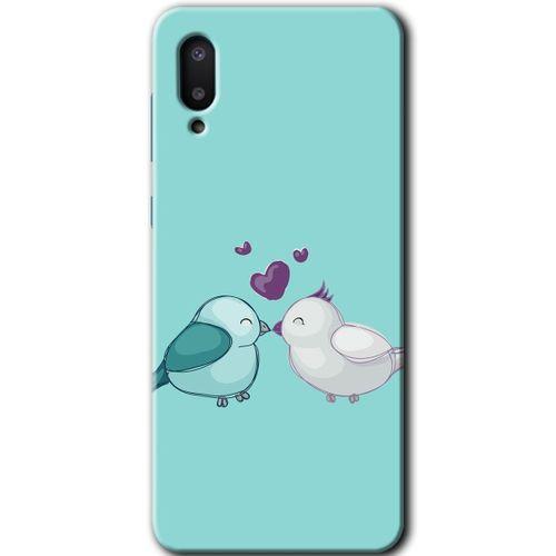 Galaxy A02 Kılıf HD Desen Baskılı Arka Kapak - Mutlu Kuşlar + Kırılmaz Cam