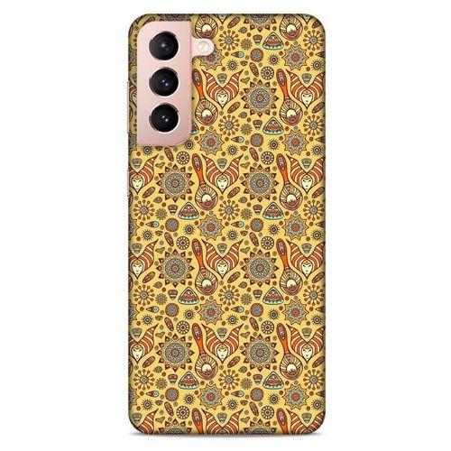 Lopard Samsung Galaxy S21 Uyumlu Kılıf Ethnic Culture (18) Telefon Kılıfları