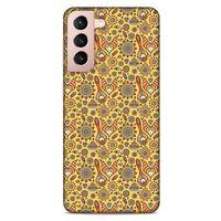 Lopard Samsung Galaxy S21 Uyumlu Kılıf Ethnic Culture (18) Telefon Kılıfları