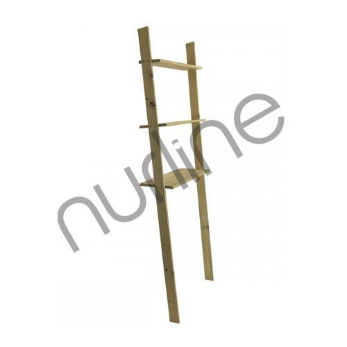 Doğal Ahşap Dekoratif Merdiven Raf