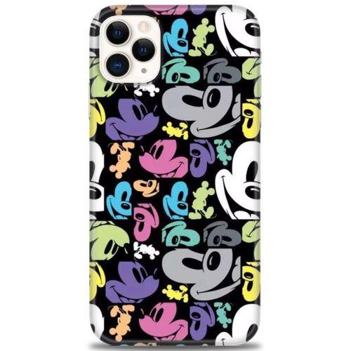 iPhone 11 Pro Kılıf HD Baskılı Kılıf - Renkli Mouse + Tam Ekran Koruyucu