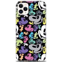 iPhone 11 Pro Kılıf HD Baskılı Kılıf - Renkli Mouse + Tam Ekran Koruyucu