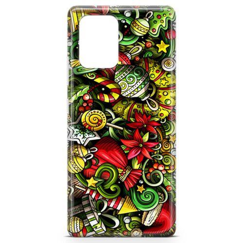 Samsung Galaxy S10 Lite Kılıf Ev Süsleri Doodle Arka Kapak Koruma Desenli Full Koruyucu