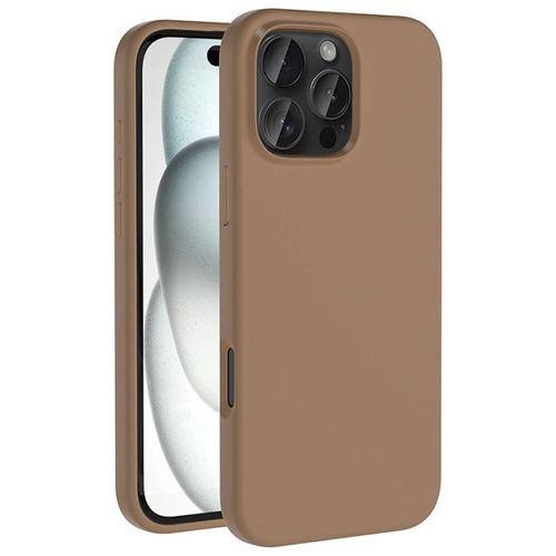 Apple iPhone 16 Pro Kılıf M-safe Şarj Özellikli Sıvı Teknolojili Silinebilir Sert Zore Kivi Kapak