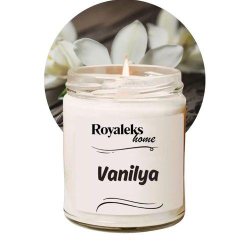 Doğal Özel Seri Kokulu Dekoratif Kavanoz Mum 210 cc - Vanilya - RYL