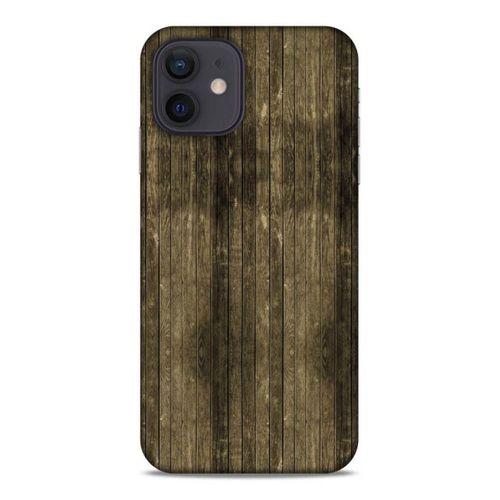 Lopard Apple iPhone 12 Uyumlu Kılıf Wood'X (20) Koruyucu Kılıf Desenli