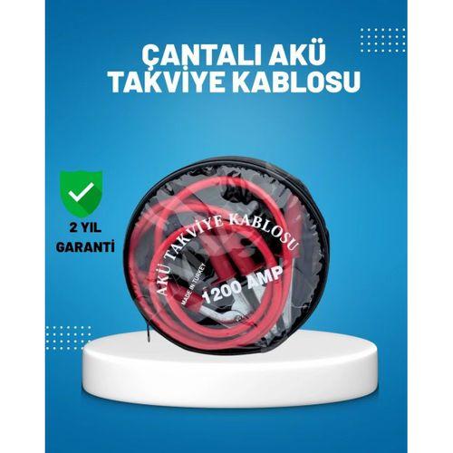 1200 Amper Akü Takviye Kablosu 2 Metre İzoleli Bakır Uçlu