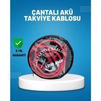 1200 Amper Akü Takviye Kablosu 2 Metre İzoleli Bakır Uçlu