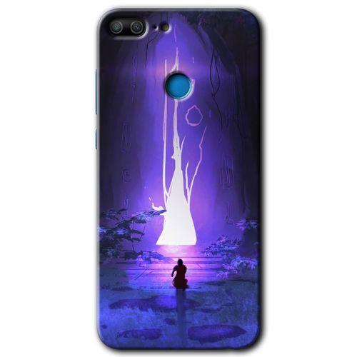 Honor 9 Lite Kılıf HD Desen Baskılı Arka Kapak - Wanderer Silhouette
