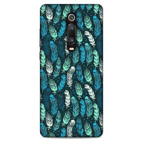 Xiaomi Mi 9T Kılıf Desenli Özel Seri Tüyler (46) Core Armor Kılıf