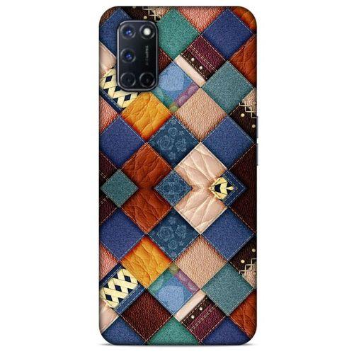 Oppo A52 Kılıf Patchwork (31) TPU Kılıf Karışık Renkli