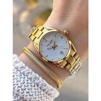 Tom Jones Çelik Kordon Kararma Renk Atma Yapmaz 3 Atm Suya Dayanıklı Kadın Kol Saati BTJ.YN10059.2