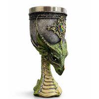 Ejderha Tasarımı 3d Kabartmalı Çelik Kadeh Bardak